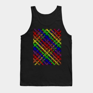 Rainbow Criss Cross Tank Top